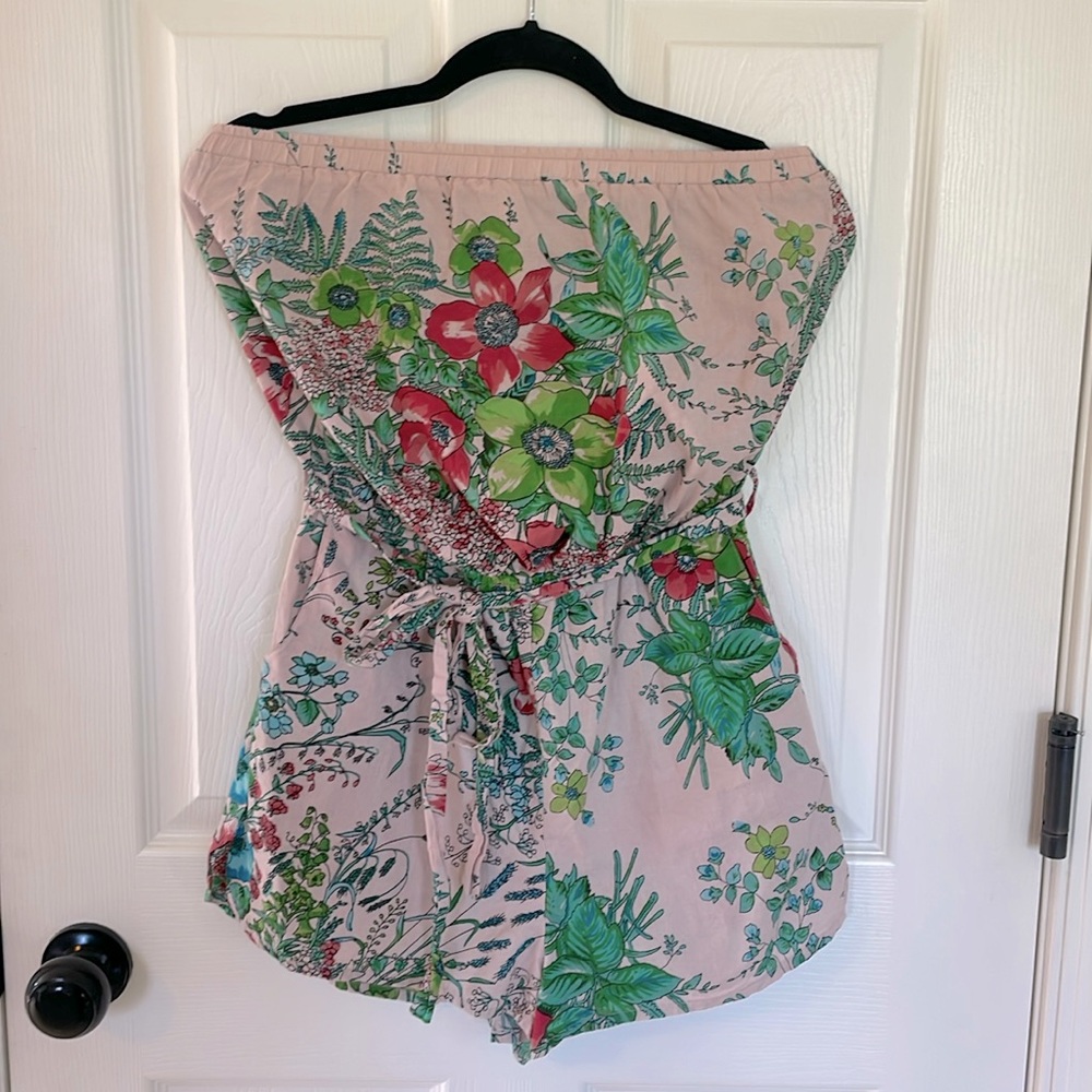 Plum Pretty Sugar Strapless Romper